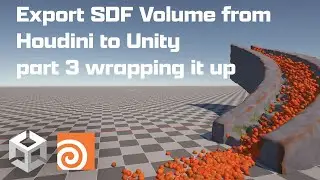 Export SDF Volume From Houdini To Unity part 3 wrapping it up