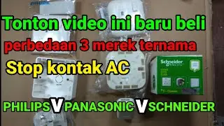 STOP KONTAK AC 3 MEREK TERKNAL DAN PERBEDAAN NYA #LISTRIK #shorts