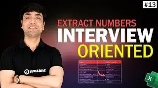 Extract Numbers from Text in Excel Part 1 | Excel Easy Tricks - How to Separate Numbers from Text