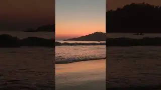 Закат. Пляж Палолем. Южный Гоа.