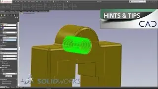 How to use the Thread feature in SolidWorks
