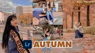 Autumn Lightroom preset | Free Download XMP & DNG | Tutorial edit foto autumn di aplikasi lightroom
