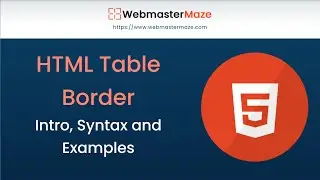 HTML Table Borders