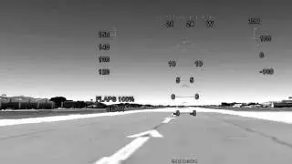 GE F-16 Flight Simulator Demo: Handsfree Landing Experiment 3