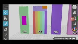 draw bricks numberblocks 68