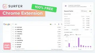 Surfer SEO Chrome Extension: Keyword Surfer | 100% Free 🔥