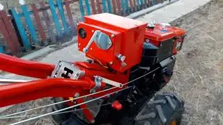 Обкатка мотоблок Заря 12е
