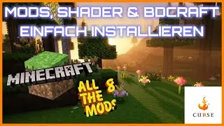 Minecraft - Mod All The Mods 8 - install. Curse Forge + Ressource Pack & Shader, Pure BD -Anleitung-