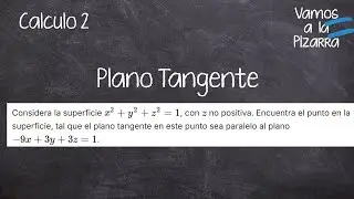 Plano Tangente P(x_0, y_0, z_0) Ezn una esfera radio 1 dado un plano paralelo al plano tangente
