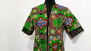 Pattern drafting and Stitching of a jacket with armhole princess style line