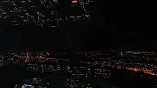 P3D V3.4 - PMDG 737 Night Approach Hamburg [Awesome Realism]