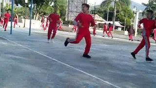 Siswa SMANTIN melaksanakan kegiatan pembelajaran di lapangan Tinombo (taman Raja Tombolotutu).