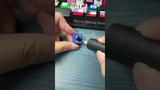 Drawing paypal on the keyboard #shorts #diy #art #keyboard #tiktok #trending #fyp