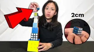 J'ai trouvé le plus petit Rubik's Cube du monde ! (et il tourne super bien)