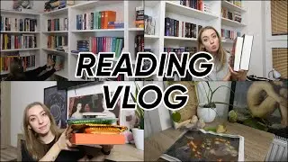 READING VLOG - reorganizacja biblioteczki, update czytelniczo życiowy i unboxing! 📚❤️