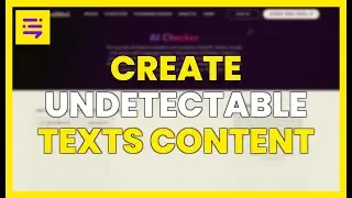 CREATE UNDETECTABLE TEXTS with CONTENT AT SCALE AI
