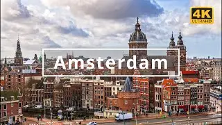 Amsterdam , Netherlands 🇳🇱 | 4K Drone Footage