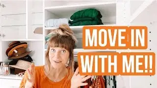 MOVE IN WITH ME! Organizing My Closet + House Sneak Peeks!