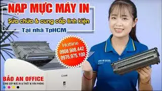 Hướng Dẫn Cách Nạp Mực Máy in HP 1010 1015 1020 3015 CANON LBP2900  MF4010 MF4120 - Hộp mực 12A