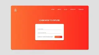 How to create Login Form Website using HTML and CSS