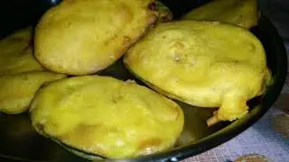 Baigan ke pakore | Deep fried Brinjal | ବାଇଗଣୀ | simple recipe