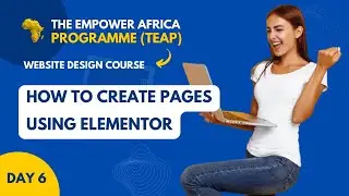 How To Create Website Pages Using Elementor Page Builder - Tutorial for Beginners