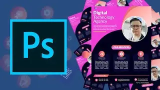 Creating A Business Flyer with Photoshop || Time Lapse || Faithfulness Tech Solutions