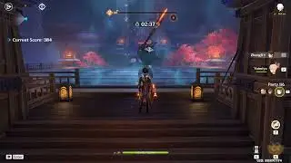 Genshin Impact 2022 03 18 breaking Hyakunin Ikki event with 999 ping part 1