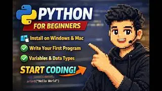 Python Tutorial for Beginners 🔥 | Install Python + Basics (GitHub Notes Included)