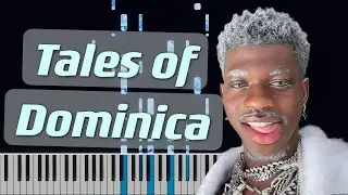 Lil Nas X - TALES OF DOMINICA (Piano Cover and Piano Tutorial)