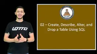Oracle APEX Tutorial 02 - Create, Describe, Alter, and Drop a Table Using SQL