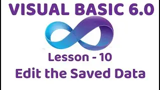 Visual Basic 6.0 | Edit the Saved Data