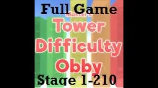 Roblox: Master's Tower Per Difficulty Chart Obby [Stage 1-210]