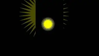 How to make??💥Sun logo using python🐍#coding #coder #shortsfeed #python3 #pythongraphics #shorts