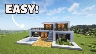 Minecraft easy and best modern house #minecraft#video