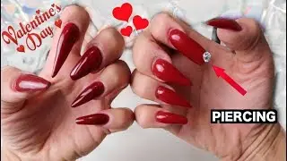 VALENTINE NAILS / GÖR NAGEL PIERCING