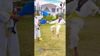 360 kick 5 Year Boy Taekwondo 🥋 self defence#shorts #shortsfeed #youtubeshorts #karate #martialarts