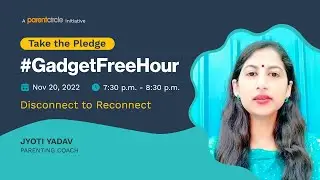 Jyoti Yadav on #GadgetFreeHour 2022