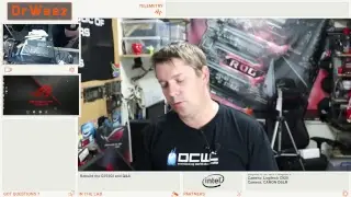 DrWeez Live Benching - Tune in for your questions !