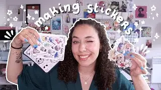 🌱 How I Make Stickers 🌱 Die Cut & Kiss Cut Sticker Sheets Tutorial