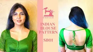 DEEP SQUARE BACK NECK BLOUSE PATTERN - SB01