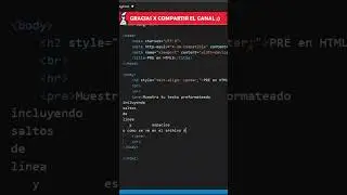 Texto con formato fijo en HTML ¯\_(ツ)_/¯ la etiqueta que no sabias 🏷️