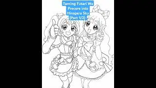 Turning Futari wa into Hirogaru Sky #anime #precure #precure20th #speededit