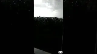 Сильные ливни и град в Крыму.