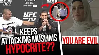 Sean Strickland DISRESPECTS Khabib's Wife & Harasses Female Muslim MMA Fighter