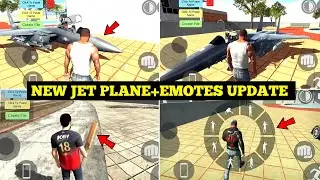 New Update Jet Plane Cheat Code in Indian Bike Driving 3D 🤯🔥| Emotes in Update | Harsh in Game 