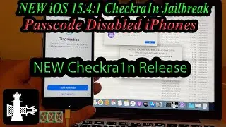 🔥🔥🔥NEW iOS 15.4.1 Checkra1n Jailbreak Passcode Disabled iPhones & iPad 5S/6/6+/6S/6S+/7/7+/8/8+/X