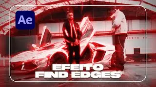 Como fazer TRANSIÇÃO FIND EDGES no After Effects