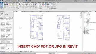 INSERT CAD/ PDF/ JPG IN REVIT FILE