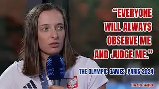 Interview with Iga🎤 (part 2) after the medal ceremony🥉Paris🇫🇷03.08.2024 #iga #igaswiatek #swiatek